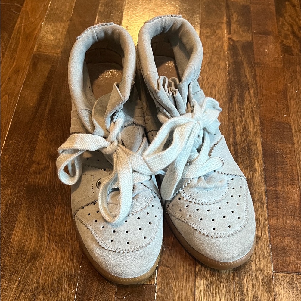 Isabel Marant Bobby sneaker with built in wedge High-Top Sneakers